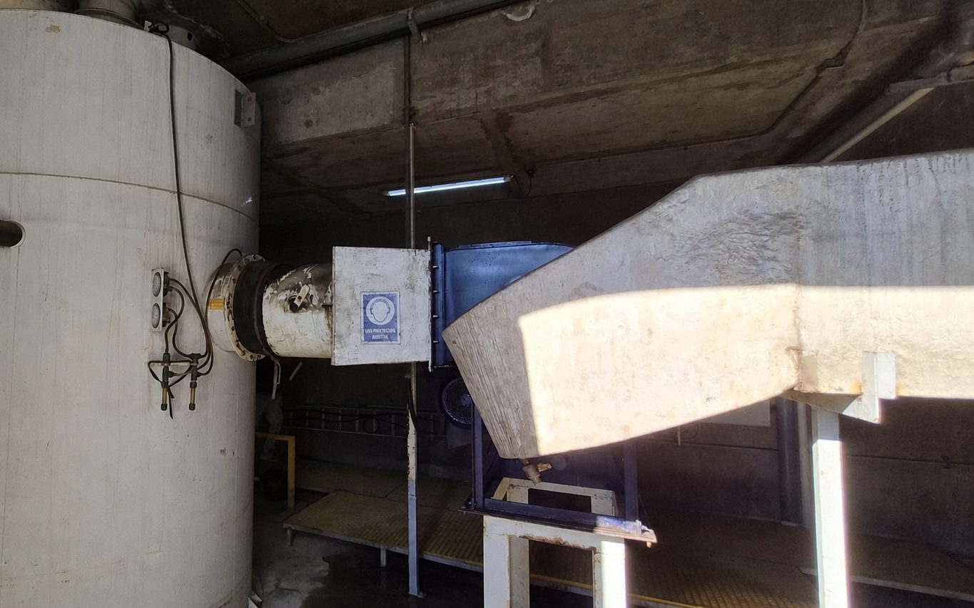 Sistema de control de olores en planta elevadora de aguas servidas